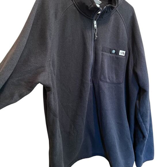 North Face men’s size XXL quarter zip sweater jacket with plush inside - Picture 2 of 11